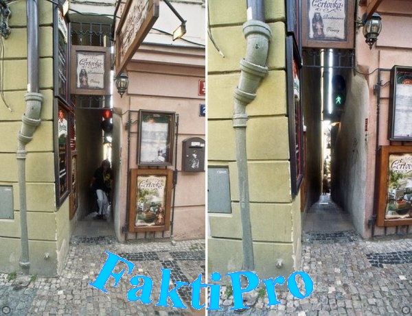 Улица Винарна Чертовка в Праге